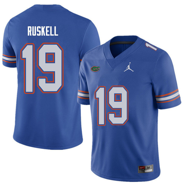 Jordan Brand Men #19 Jack Ruskell Florida Gators College Football Jerseys Sale-Royal